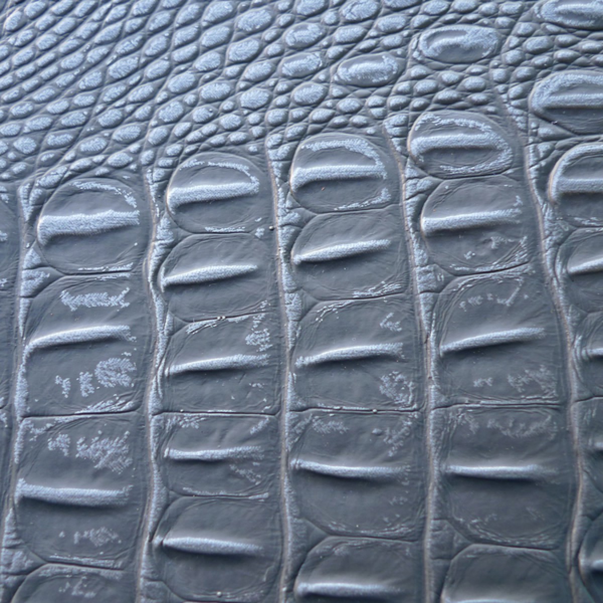 #076 Silver/Grey Croc