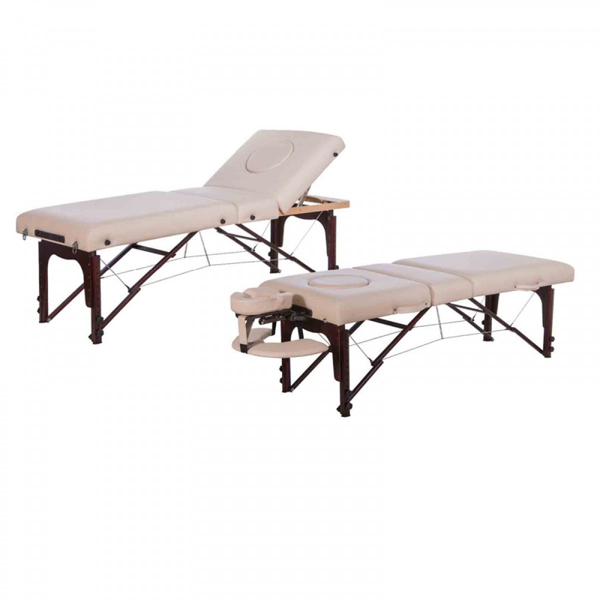 Light weight portable wooden folding massage facial bed