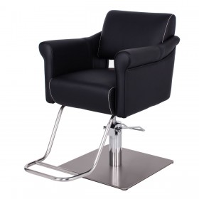 "BOSTON" Salon Styling Chair in Soft Black