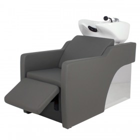 "LONG BEACH" Luxury Shampoo Backwash Unit in Grey