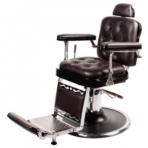"REGENT" Barber Shop Chair in Soft Chocolate