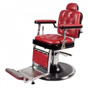 "REGENT" Barber Shop Chair in Cardinal Red