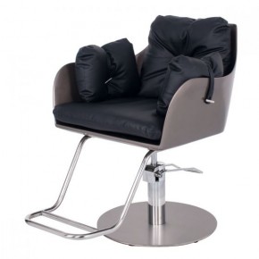 "TOKYO" Luxury Salon Styling Chair in Soft Black