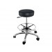 "AMY" Hair Salon Stool with Cast Alloy Base (foot-ring)